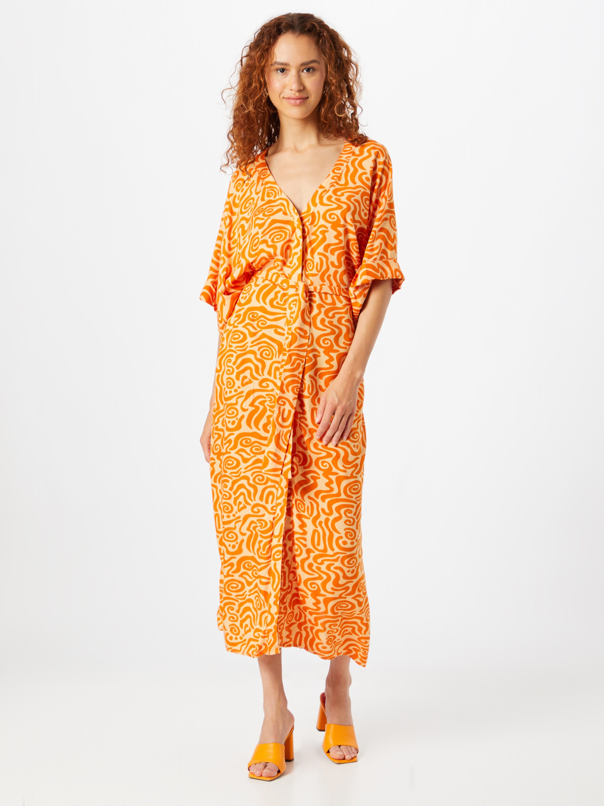 Monki kleid orange Clearance